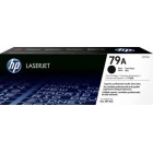 HP 79A LaserJet Black Toner Cartridge, 1000 Pages, CF279A