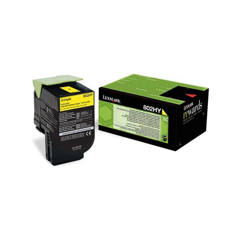Toner Lexmark 802HM YELLOE 3000Pgs (80C2HY0)