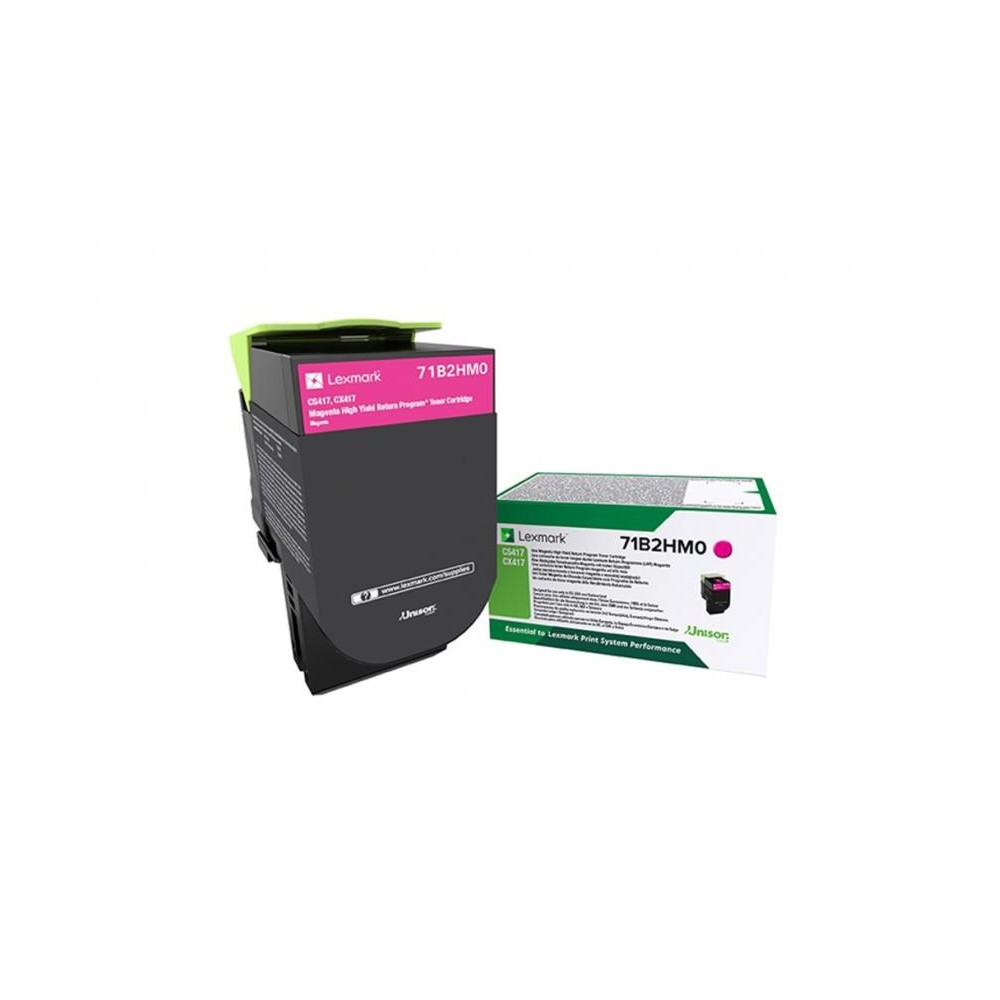Toner Lexmark 71B2HM0 Magenta 3500Pgs (71B2HM0)