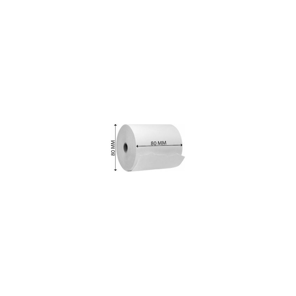 Θερμική Χαρτοταινία Ταμειακής BPA free Π80xΔ80mm με Μήκος 65m 48gr/m² 50τμχ